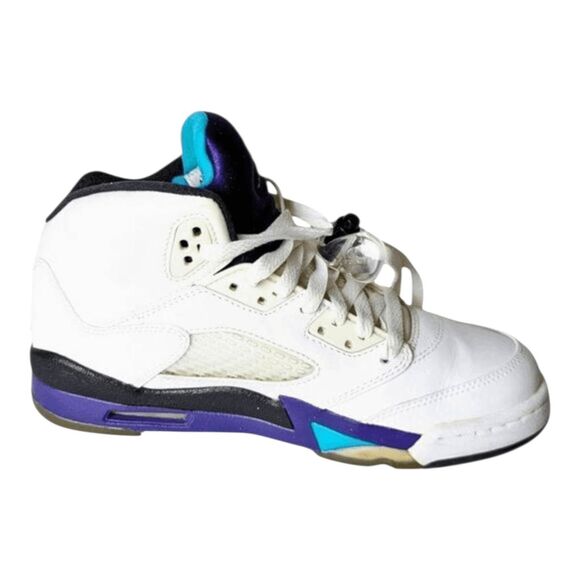 NIKE Air Jordan 5 Retro 'Grape' Sneakers Size 5.5Y/W7 - Picture 6 of 9
